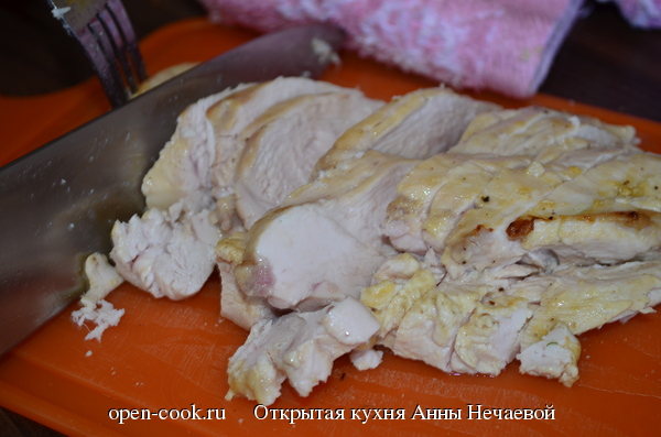 Куриное филе в горчичном маринаде