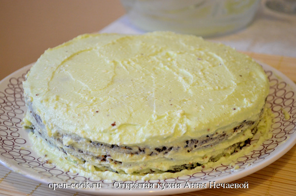 Торт бисквитный Творожник с творожно-йогуртовым кремом 400г