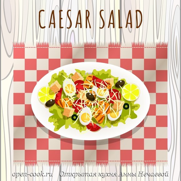 История салата "Цезарь"
