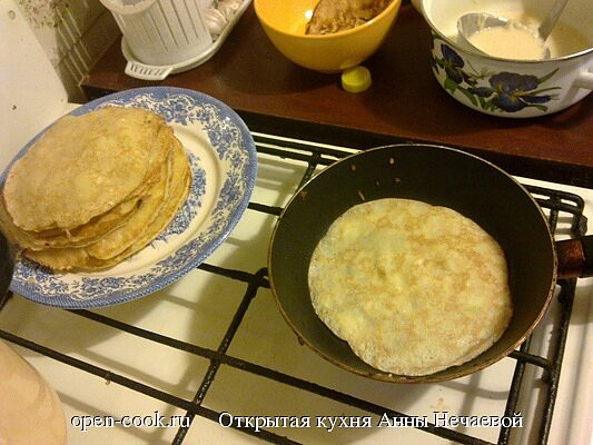 Блины с кабачками