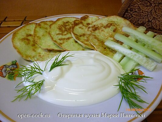 Оладьи из кабачка