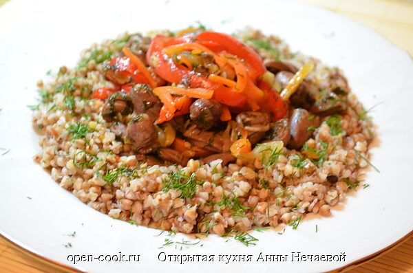 Куриные сердечки в пиве