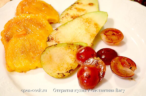 Жареные фрукты к мясу от Константина Вагу