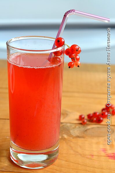 Морс из красной смородины
