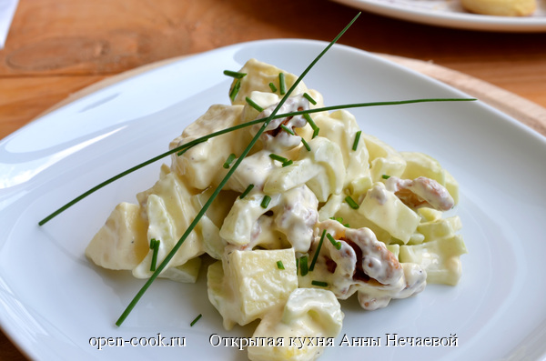 Салат "Уолдорф", пошаговый рецепт с фото