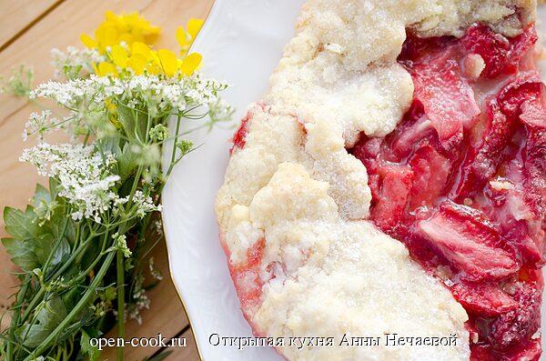Галета с клубникой