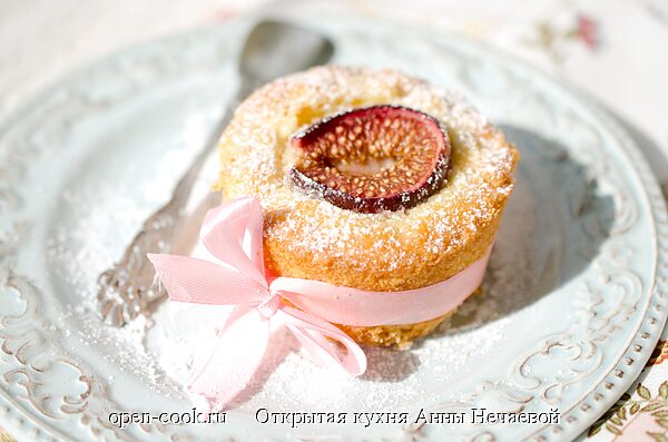 Мини кексы с инжиром и апельсином
