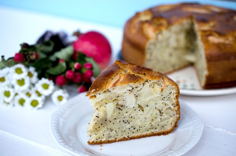 Яблочный пирог с маком