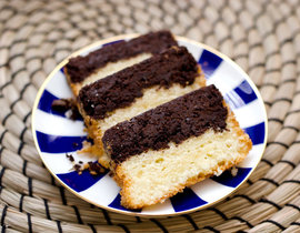 Ванильно-шоколадный кекс