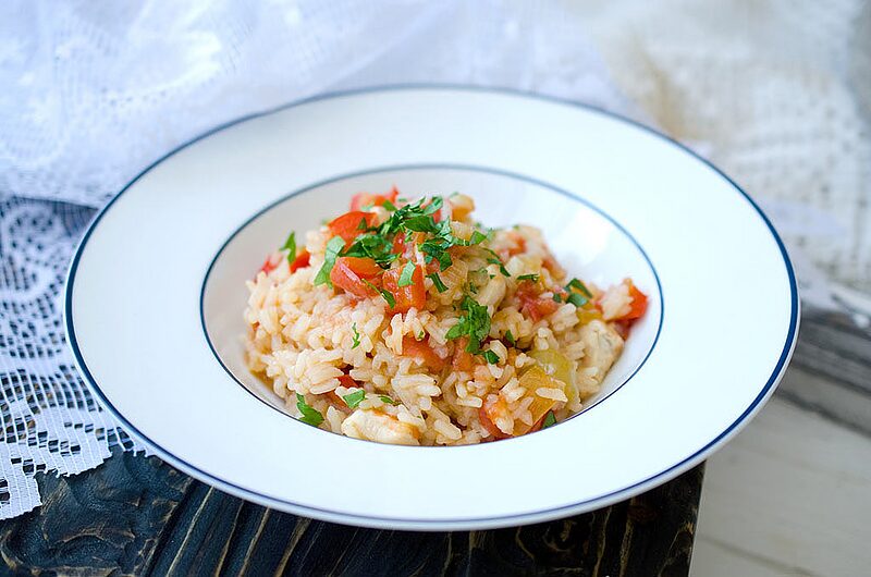 Курица с рисом