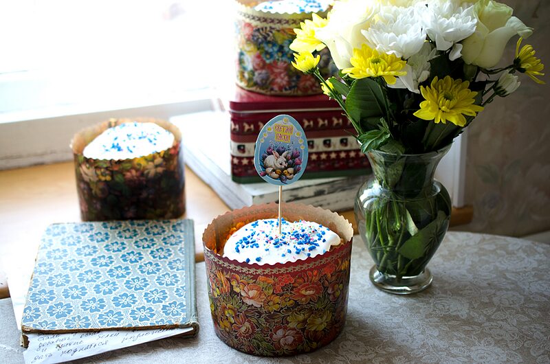 Кулич с шафраном