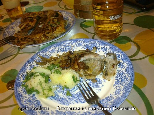 Караси жареные